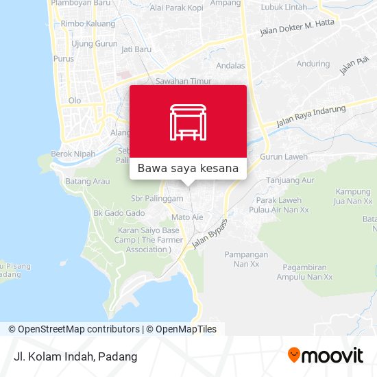 Peta Jl. Kolam Indah