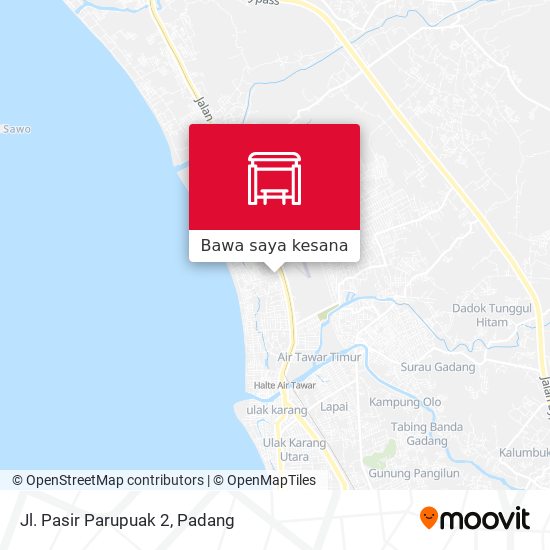 Peta Jl. Pasir Parupuak 2