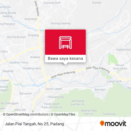Peta Jalan Piai Tangah, No 25