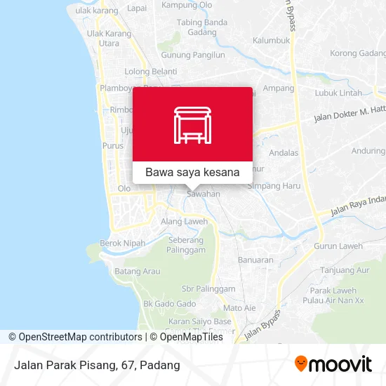 Peta Jalan Parak Pisang, 67