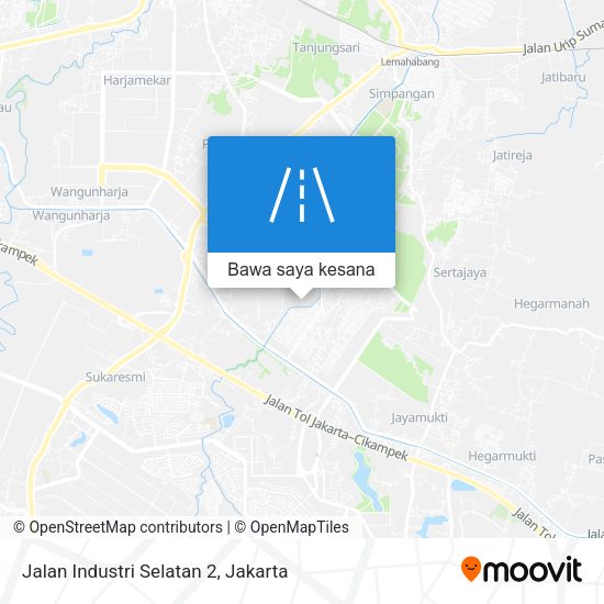 Peta Jalan Industri Selatan 2