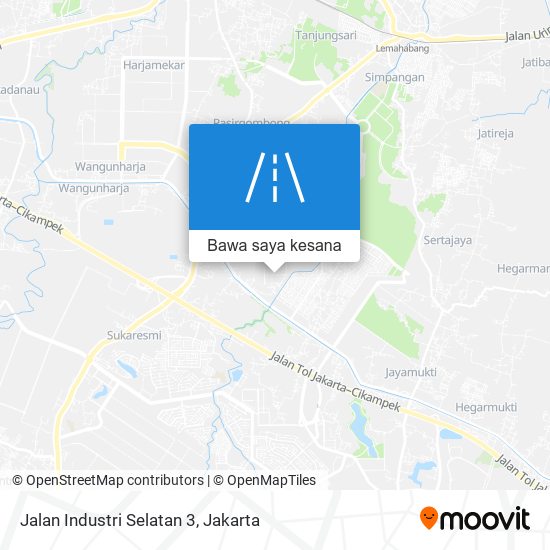 Peta Jalan Industri Selatan 3