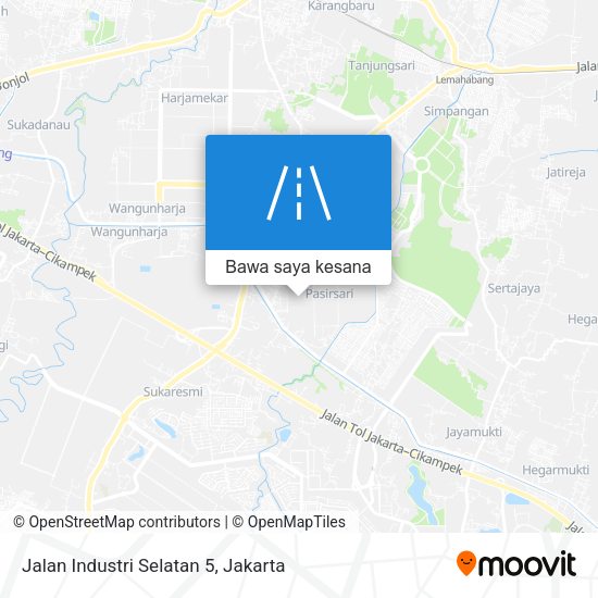 Peta Jalan Industri Selatan 5