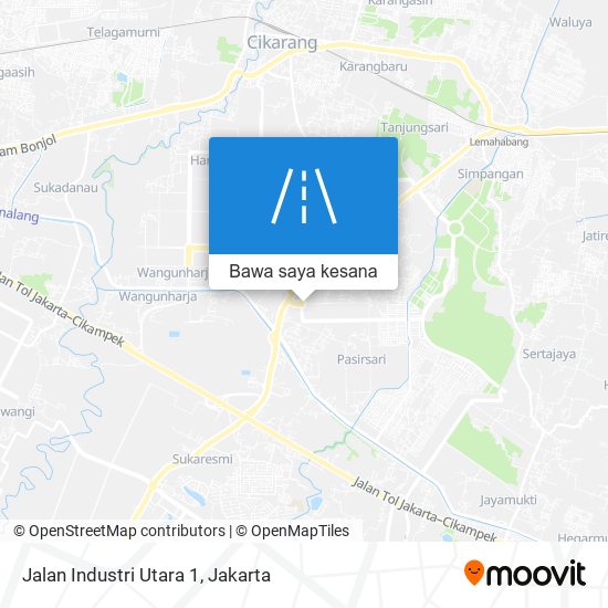 Peta Jalan Industri Utara 1