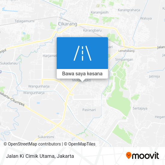 Peta Jalan Ki Cimik Utama