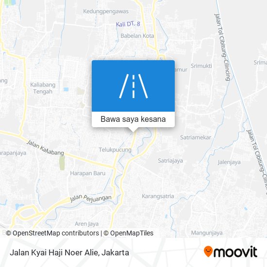 Peta Jalan Kyai Haji Noer Alie