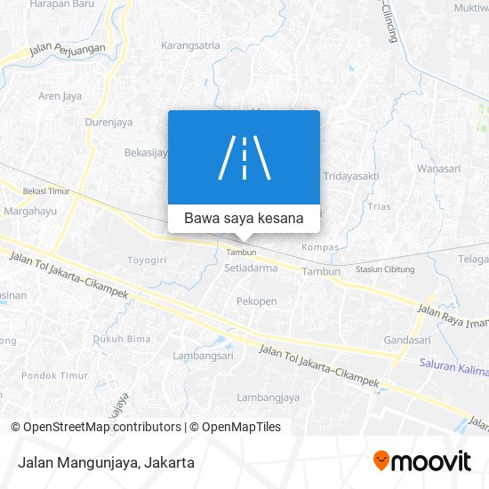 Peta Jalan Mangunjaya