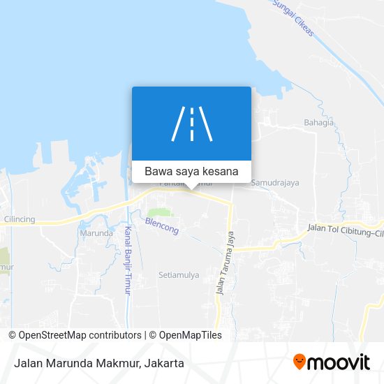 Peta Jalan Marunda Makmur