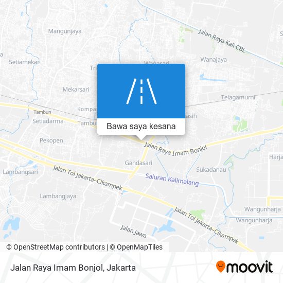 Peta Jalan Raya Imam Bonjol