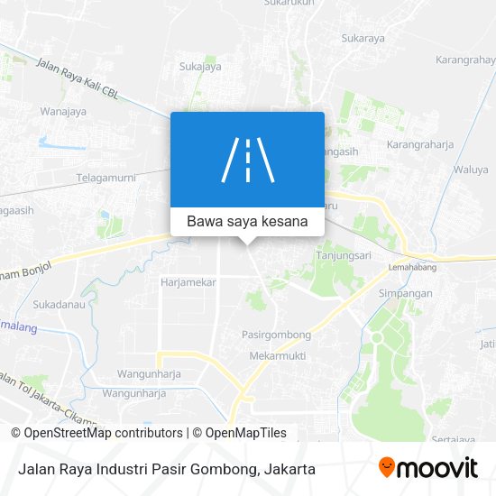 Peta Jalan Raya Industri Pasir Gombong