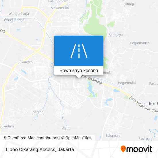 Peta Lippo Cikarang Access