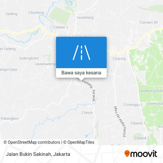 Peta Jalan Bukin Sakinah