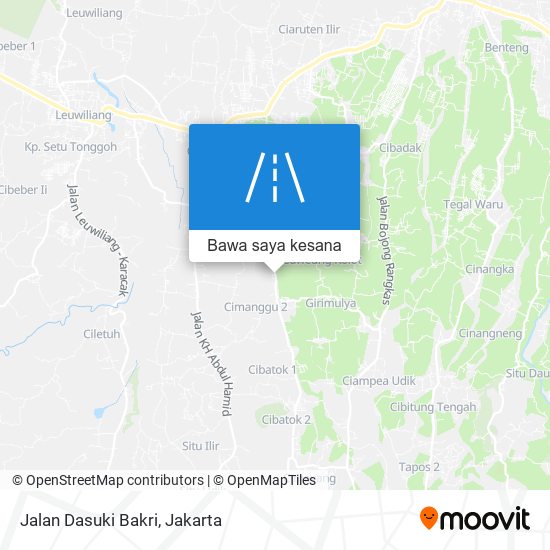 Peta Jalan Dasuki Bakri