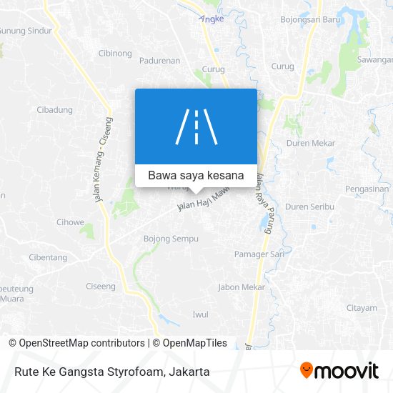 Peta Rute Ke Gangsta Styrofoam