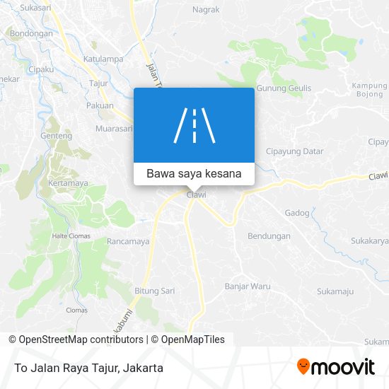 Peta To Jalan Raya Tajur