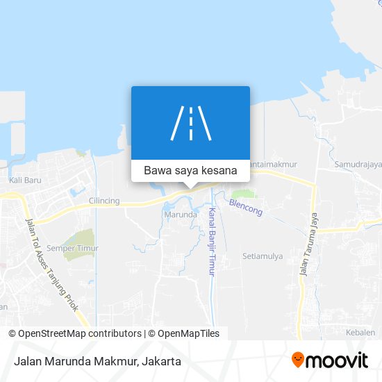 Peta Jalan Marunda Makmur