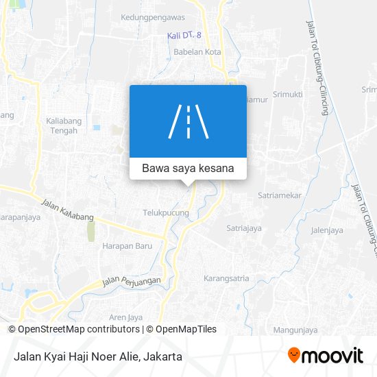 Peta Jalan Kyai Haji Noer Alie