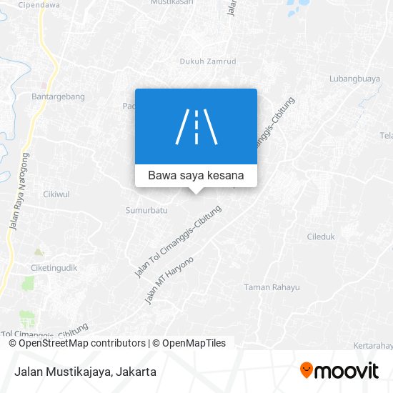 Peta Jalan Mustikajaya