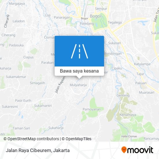 Peta Jalan Raya Cibeurem