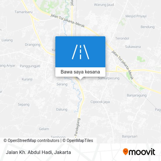 Peta Jalan Kh. Abdul Hadi