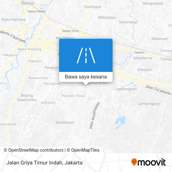 Peta Jalan Griya Timur Indah