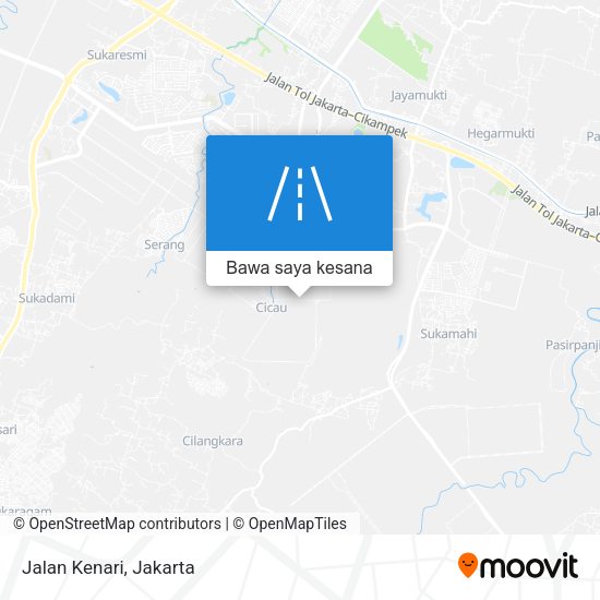 Peta Jalan Kenari