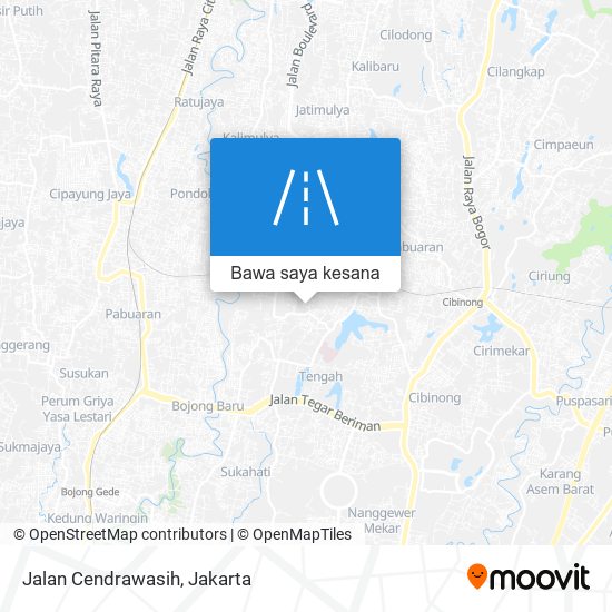 Peta Jalan Cendrawasih