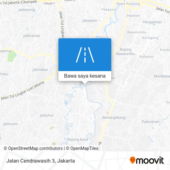 Peta Jalan Cendrawasih 3