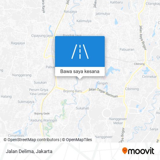 Peta Jalan Delima