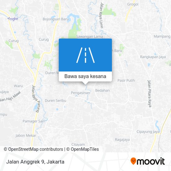 Peta Jalan Anggrek 9