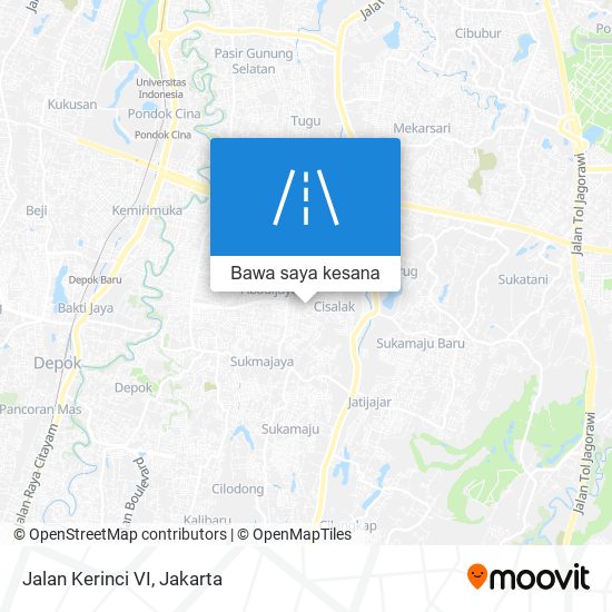 Peta Jalan Kerinci VI