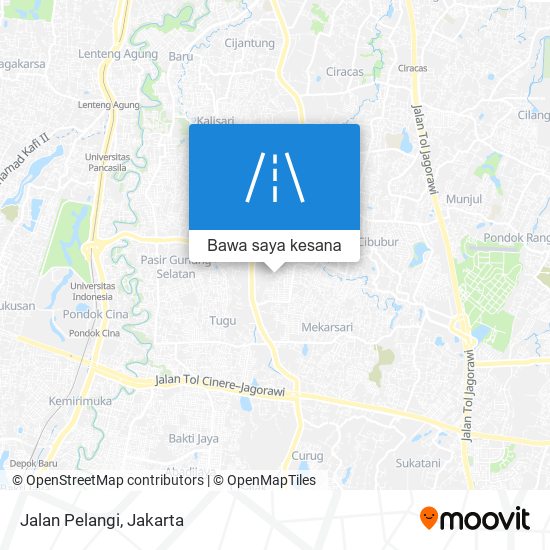 Peta Jalan Pelangi