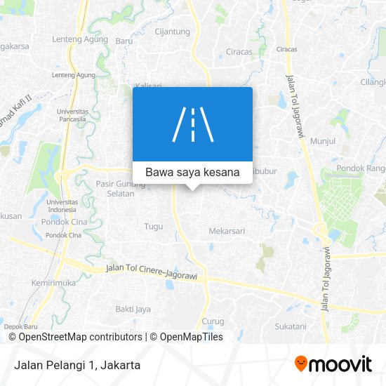 Peta Jalan Pelangi 1