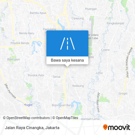Peta Jalan Raya Cinangka