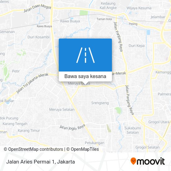 Peta Jalan Aries Permai 1