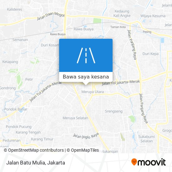 Peta Jalan Batu Mulia