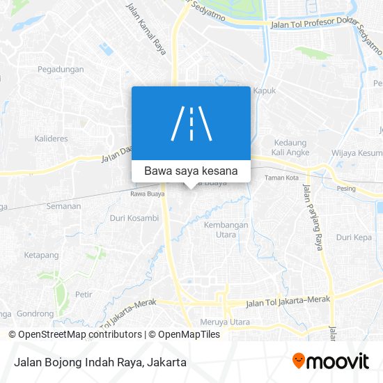 Peta Jalan Bojong Indah Raya