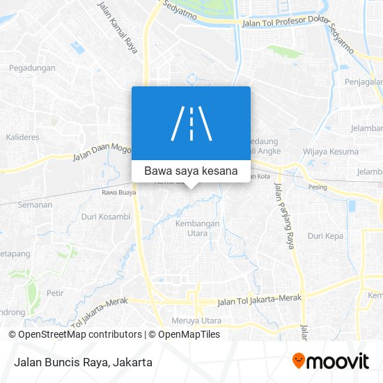 Peta Jalan Buncis Raya