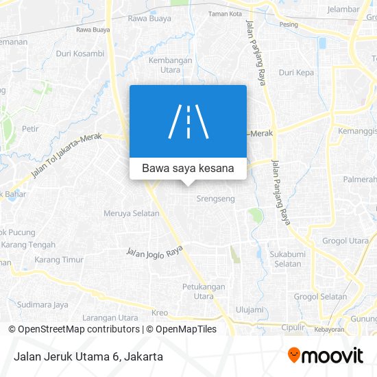 Peta Jalan Jeruk Utama 6