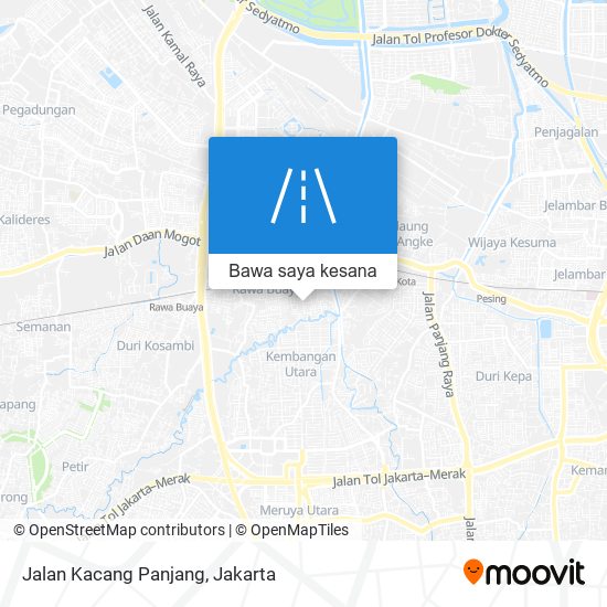 Peta Jalan Kacang Panjang