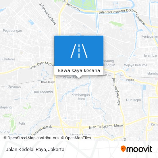 Peta Jalan Kedelai Raya