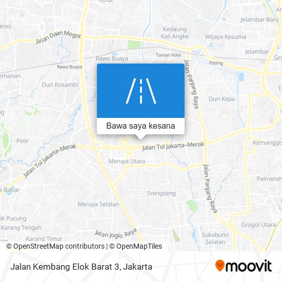 Peta Jalan Kembang Elok Barat 3