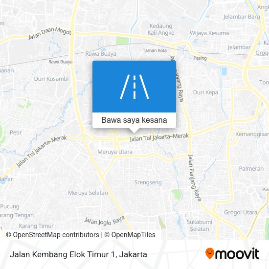 Peta Jalan Kembang Elok Timur 1