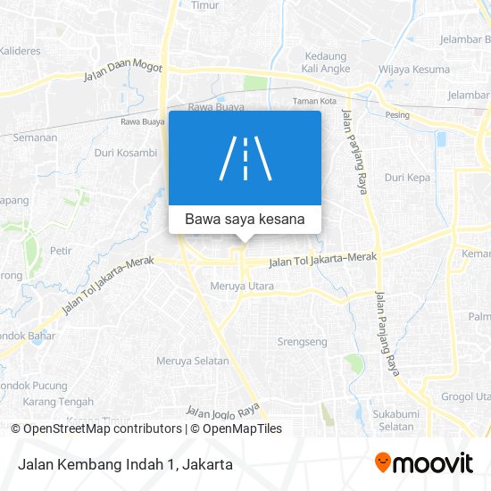 Peta Jalan Kembang Indah 1