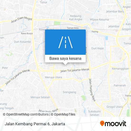 Peta Jalan Kembang Permai 6