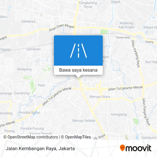 Peta Jalan Kembangan Raya