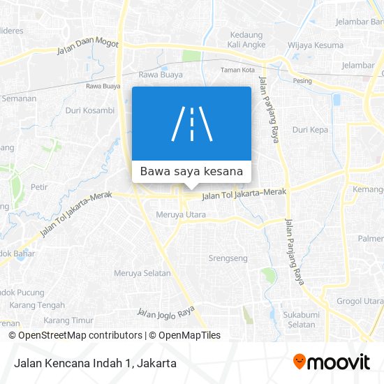 Peta Jalan Kencana Indah 1