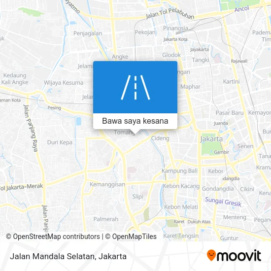 Peta Jalan Mandala Selatan