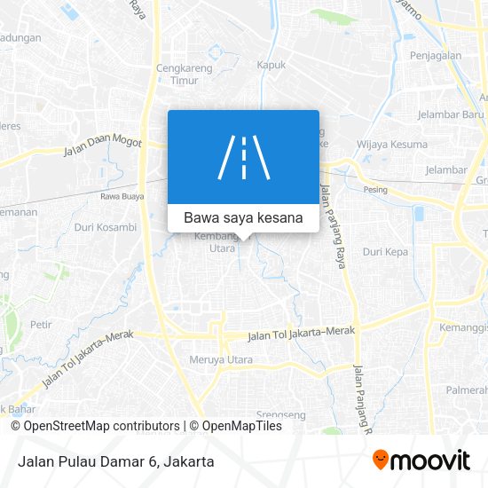 Peta Jalan Pulau Damar 6