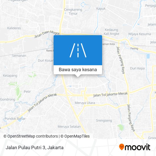 Peta Jalan Pulau Putri 3